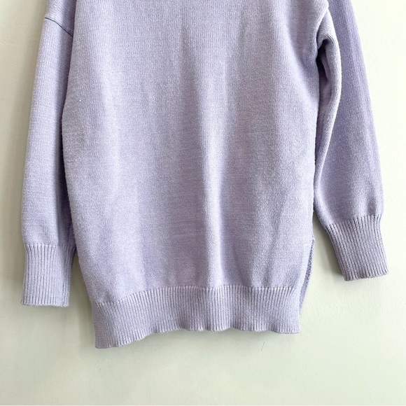 Maeve Anthropologie Crystal Mock Neck Tunic Sweater - Picture 12 of 12